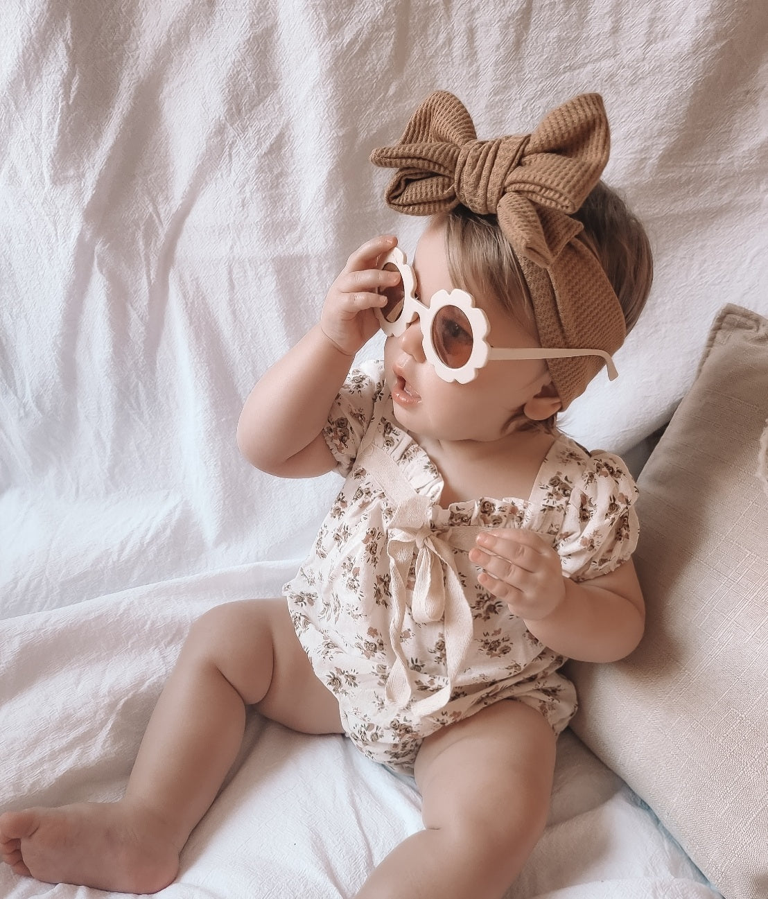 Baby Boho cotton girls romper - Baby Romper