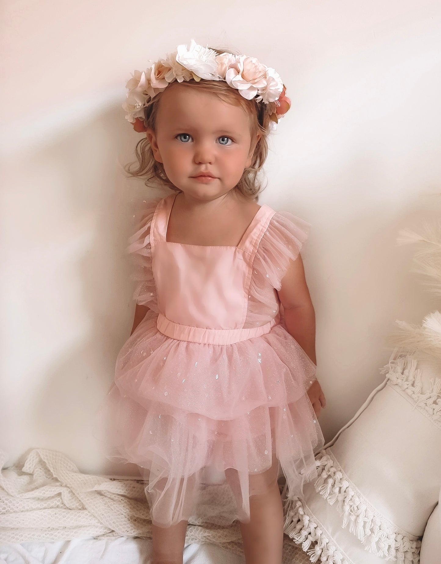 Sara - tulle Romper Dress