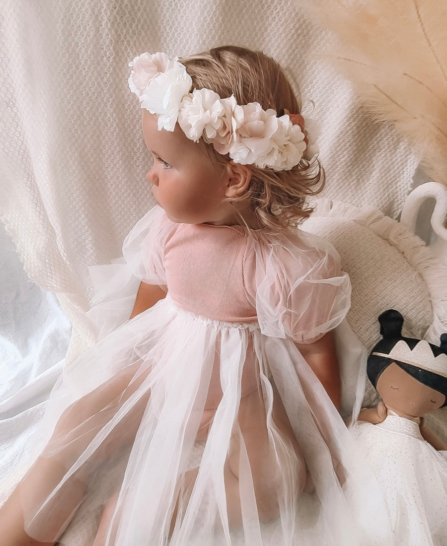 Melody whimsical flower crown
