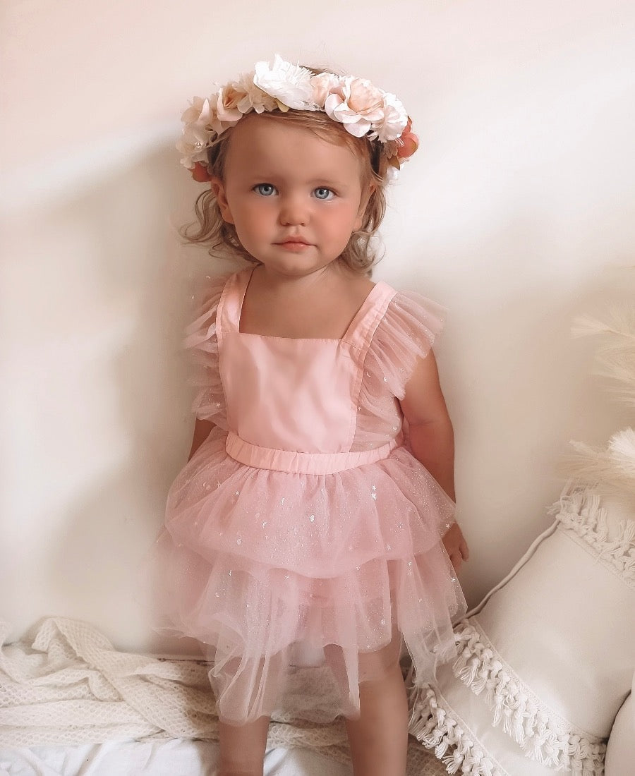 Melody whimsical flower crown