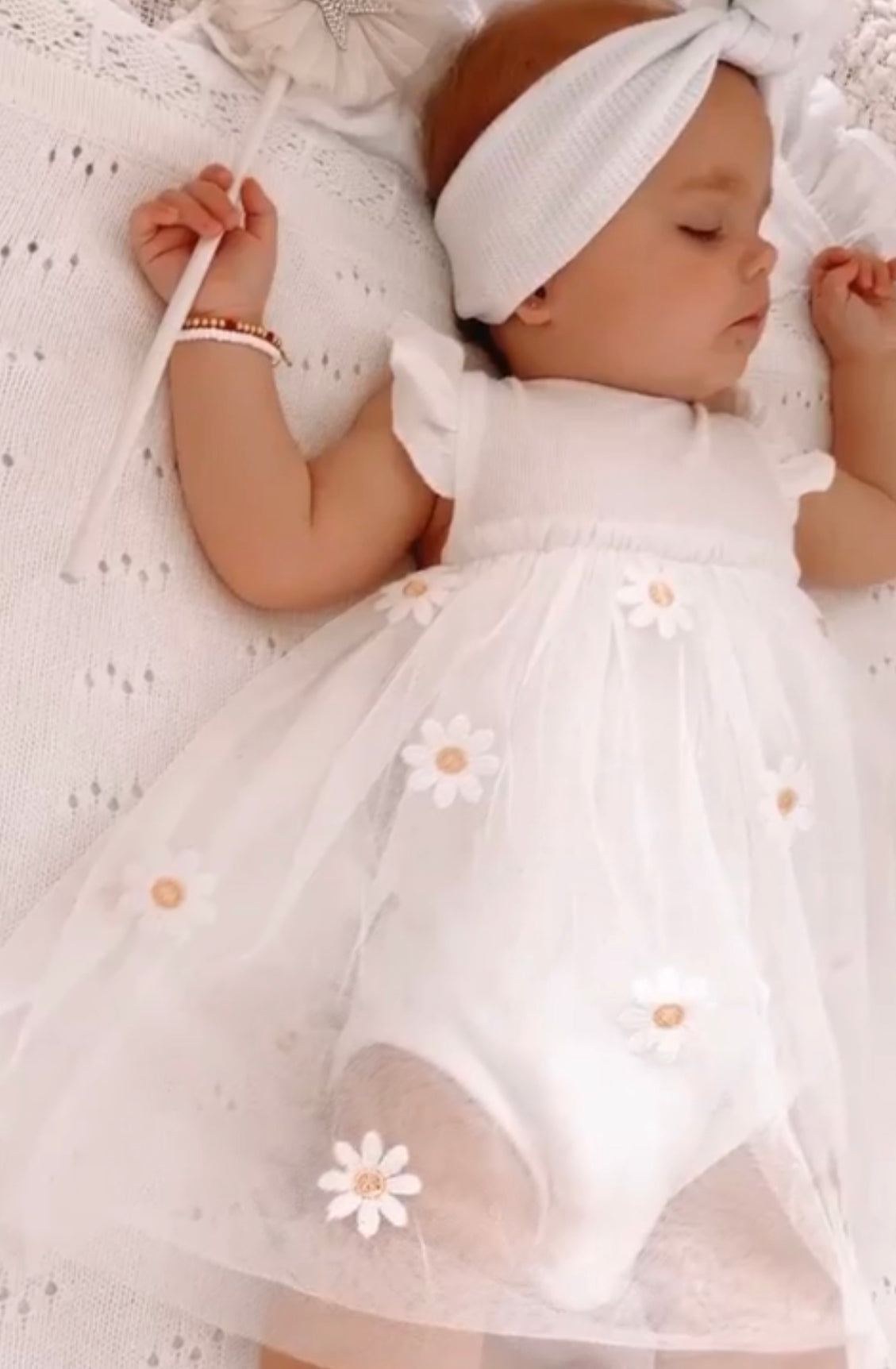 Clementine- Daisy Romper Dress- 🌼Free headband🌼