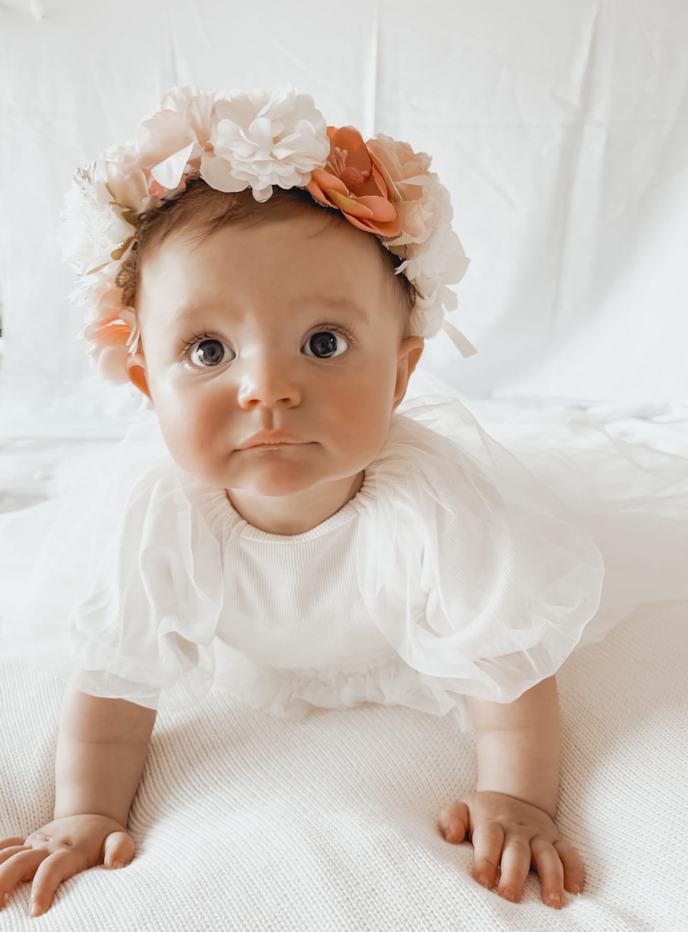 Melody whimsical flower crown