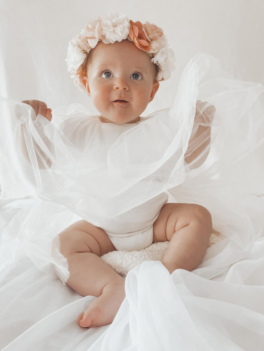 CLEARANCE - Mila tulle tutu Romper
