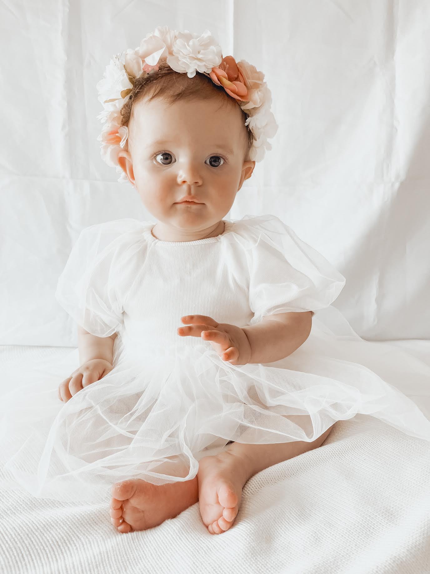 Melody whimsical flower crown