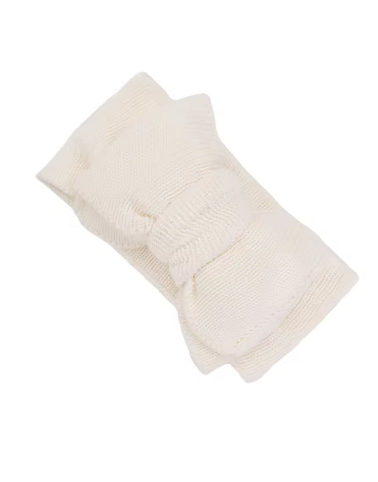 Bobbie white knit Headband - Ivory