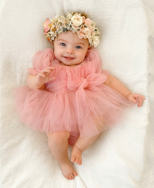 🌺🌺 SPECIAL PRICE Eve tulle whimsical Romper- LIMITED TIME