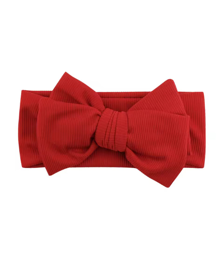 Ribbed headband - Red