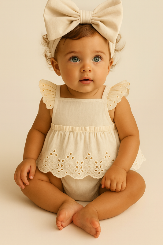 CLEARANCE - Amelia - cotton Romper