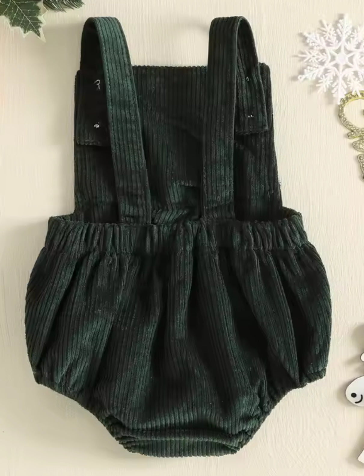 My first Christmas cotton overalls - special price