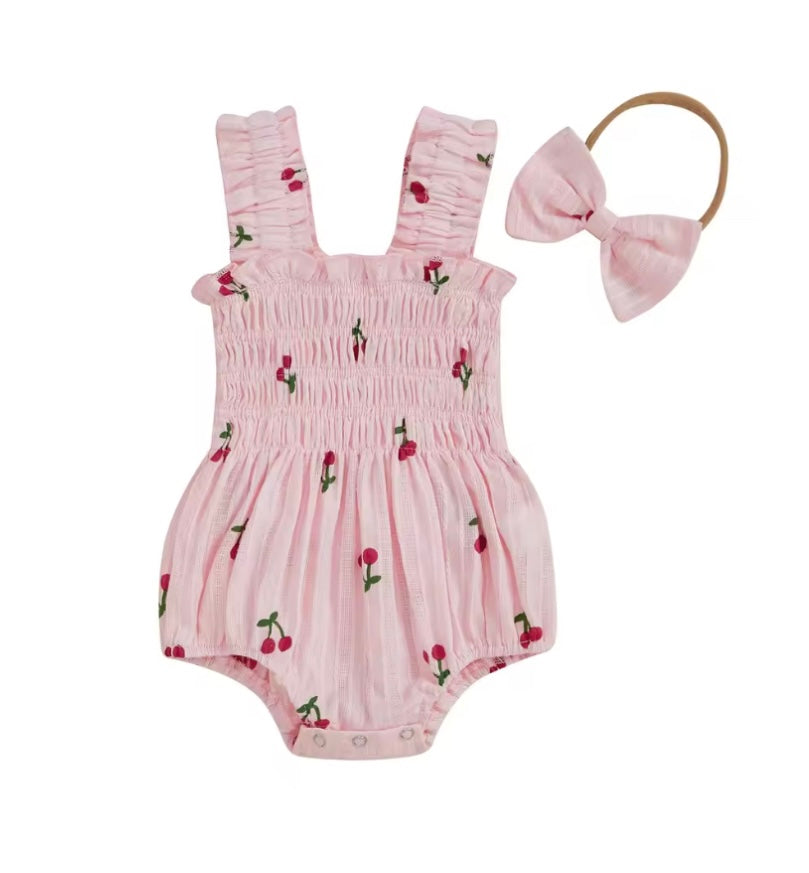 🌺🌺 SPECIAL PRICE- Cherry Lane romper - Limited Time