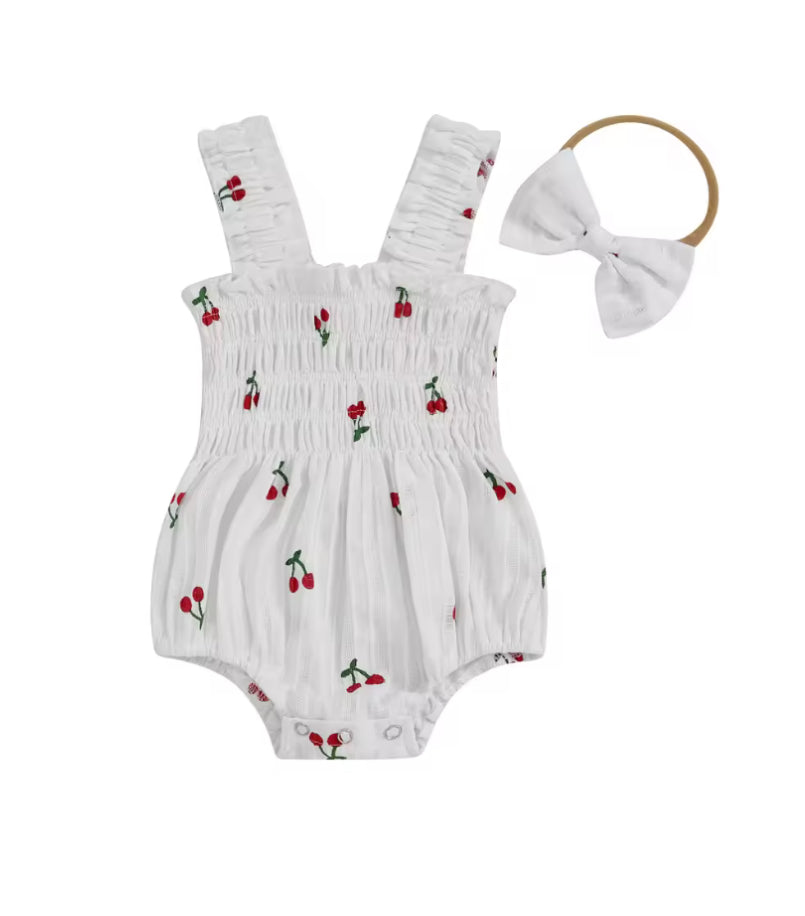 🌺🌺 SPECIAL PRICE- Cherry Lane romper - Limited Time