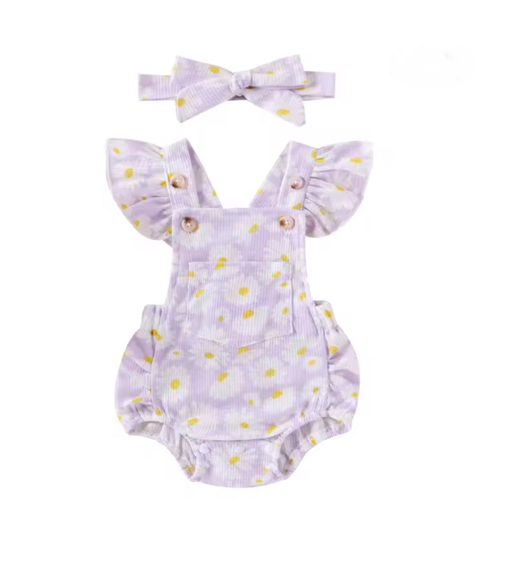 🌺🌺 SPECIAL PRICE- Daisy Days Romper Set- Limited Time