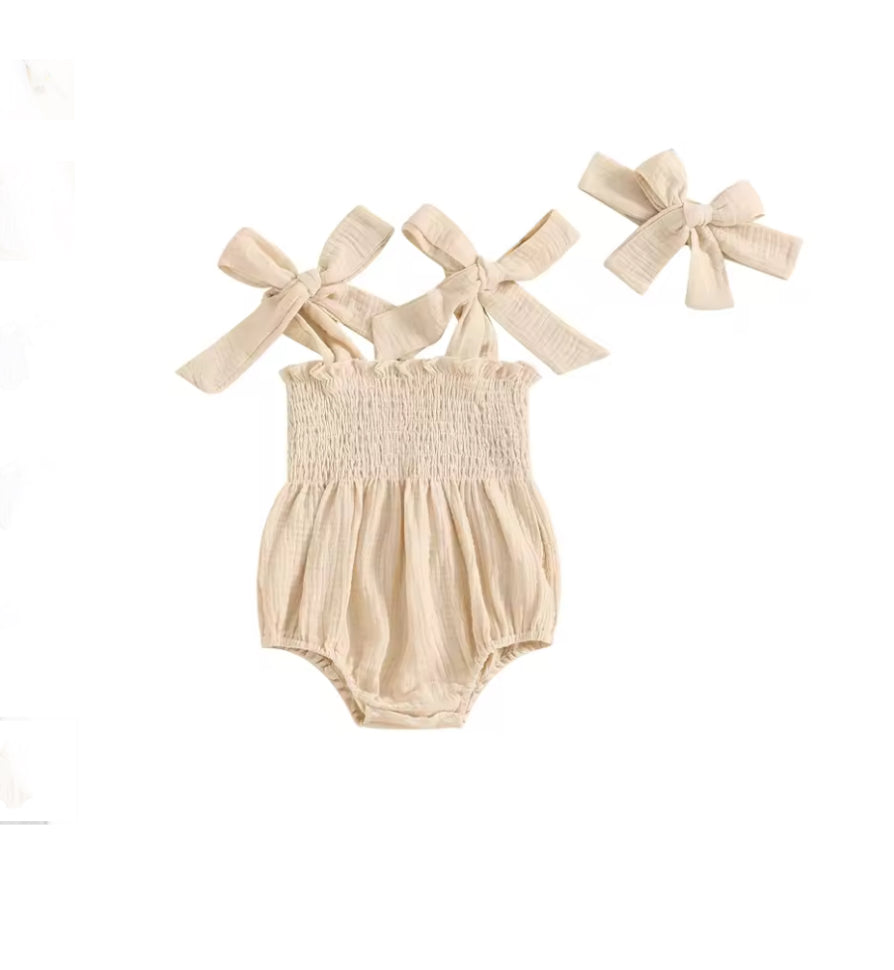 🌺🌺 SPECIAL PRICE- Chelsea cotton Romper Set- Limited Time