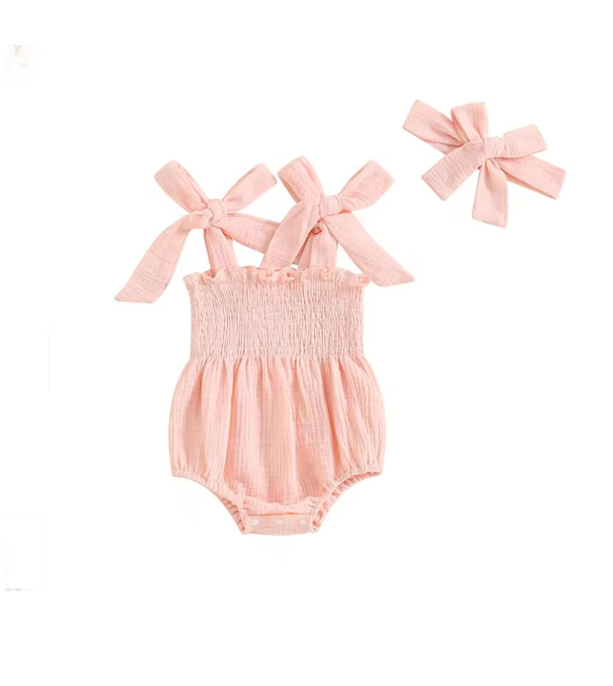 🌺🌺 SPECIAL PRICE- Chelsea cotton Romper Set- Limited Time