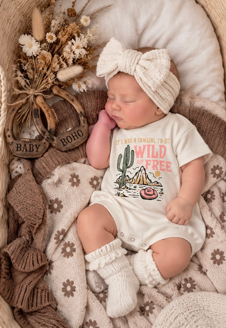 If I was a cowgirl Romper - special price