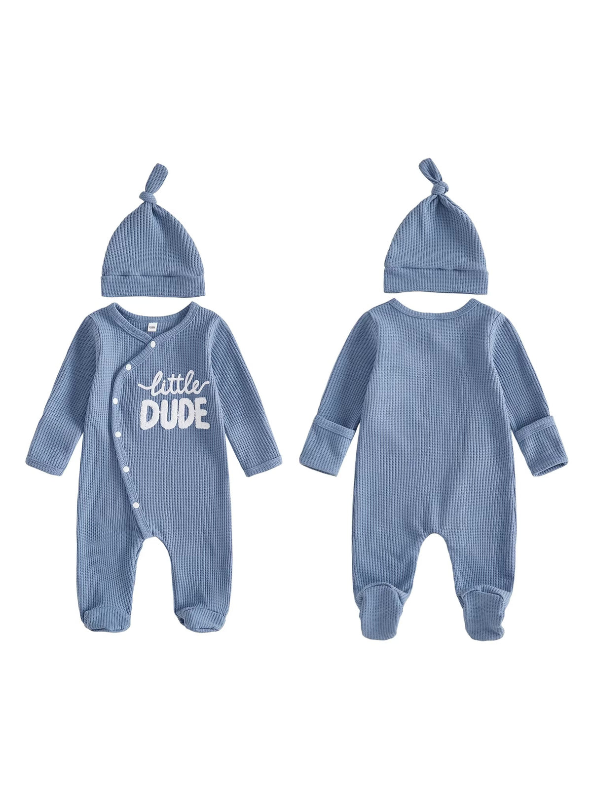 Caleb 2 pce Boy’s embroidered Romper Set - special price