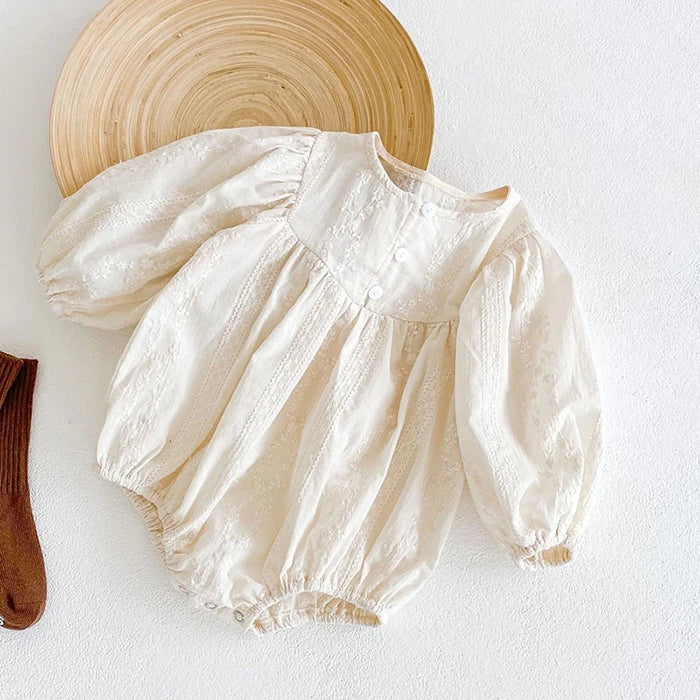 Molly - cotton Romper 💗💗Free Headband