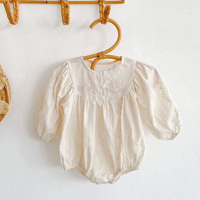 Molly - cotton Romper 💗💗Free Headband