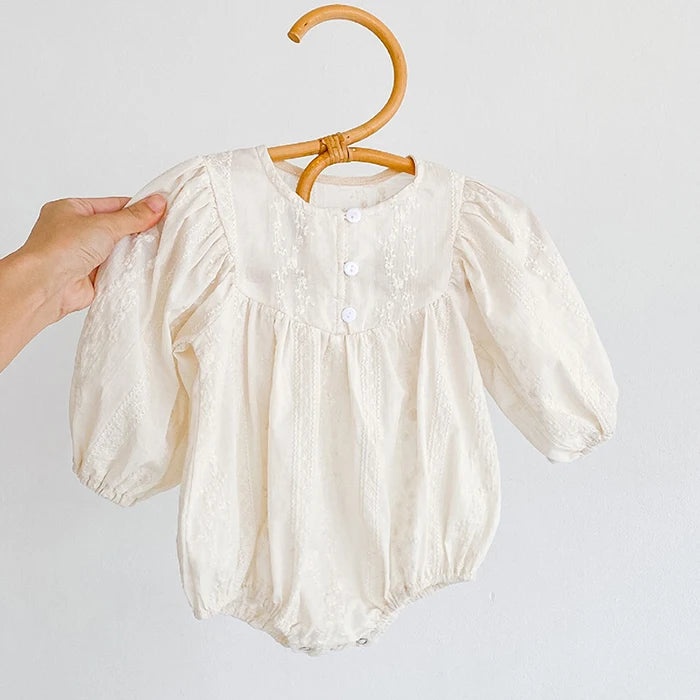 Molly - cotton Romper 💗💗Free Headband