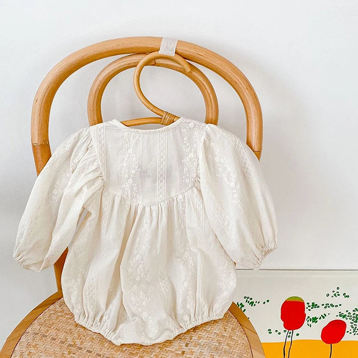 Molly - cotton Romper 💗💗Free Headband