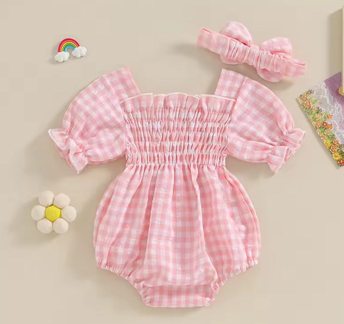 🌸🌸 Special Price- Baby girl’s clothing - Chica Romper Set