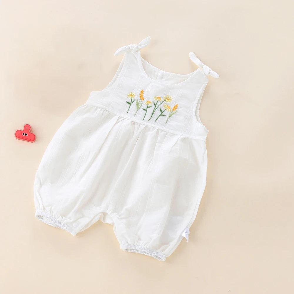 🌸🌸 BABY GIRLS CLOTHING - Special Price- Amelia overall cotton Romper