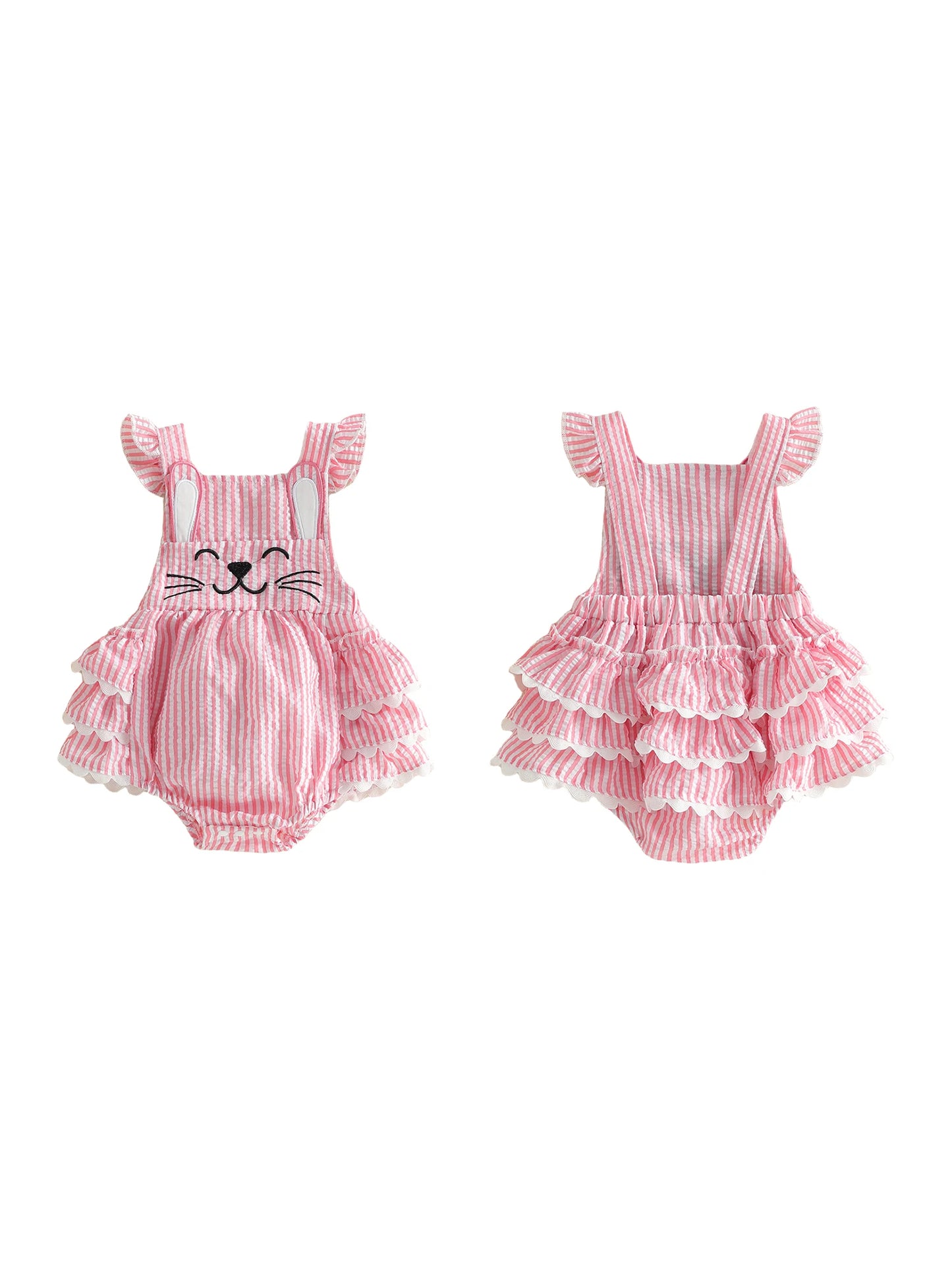 🌸🌸 BABY GIRLS CLOTHING - Special Price- Love my bunny Romper