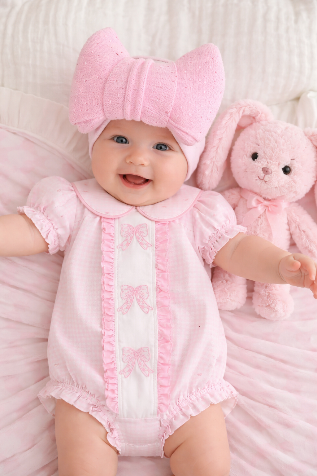 🌸🌸 BABY GIRLS CLOTHING - Special Price- Collette Bow Romoer