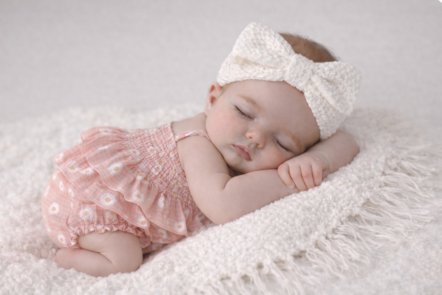 🌸🌸 BABY GIRLS CLOTHING - Special Price- Whitney cotton Daisy Romper