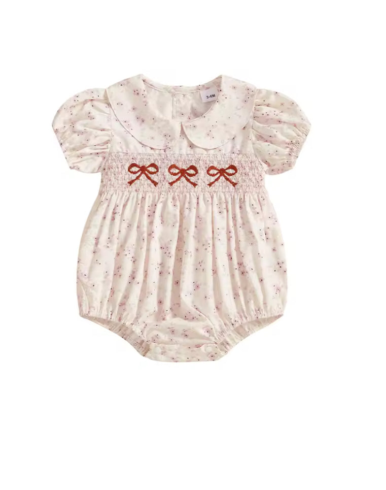 🌸🌸 BABY GIRLS CLOTHING - Special Price- Natalie Bow Romper