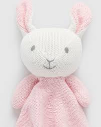 Knitted Bunny Comforter- special price