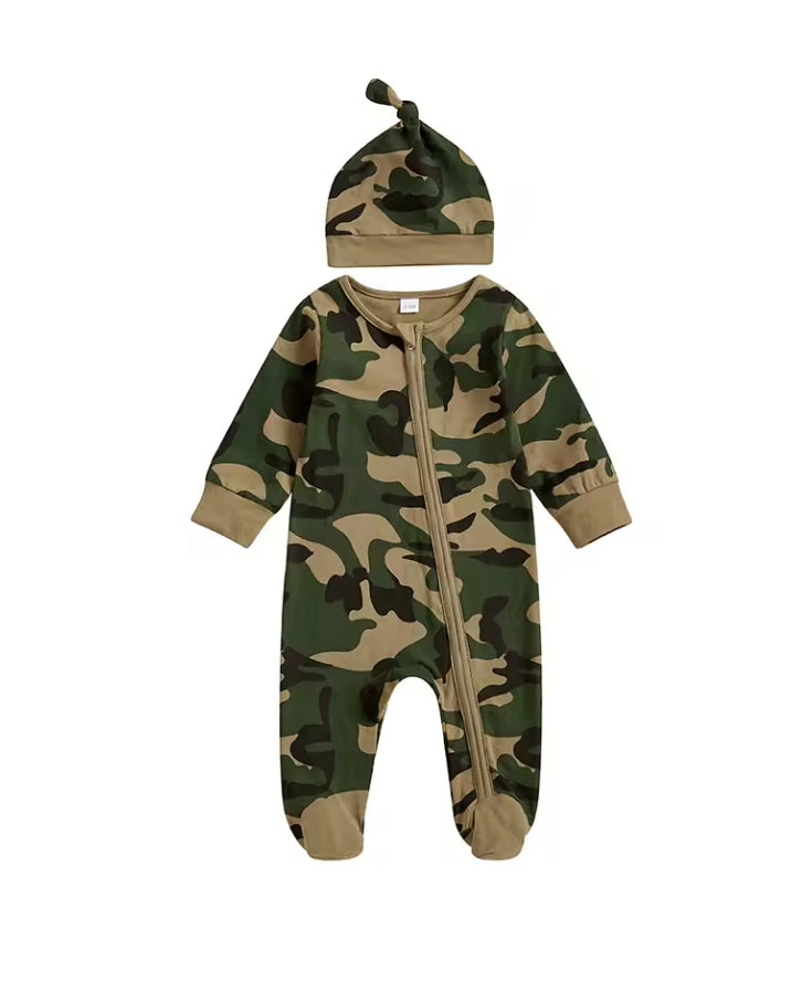 Lucas cotton romper Set