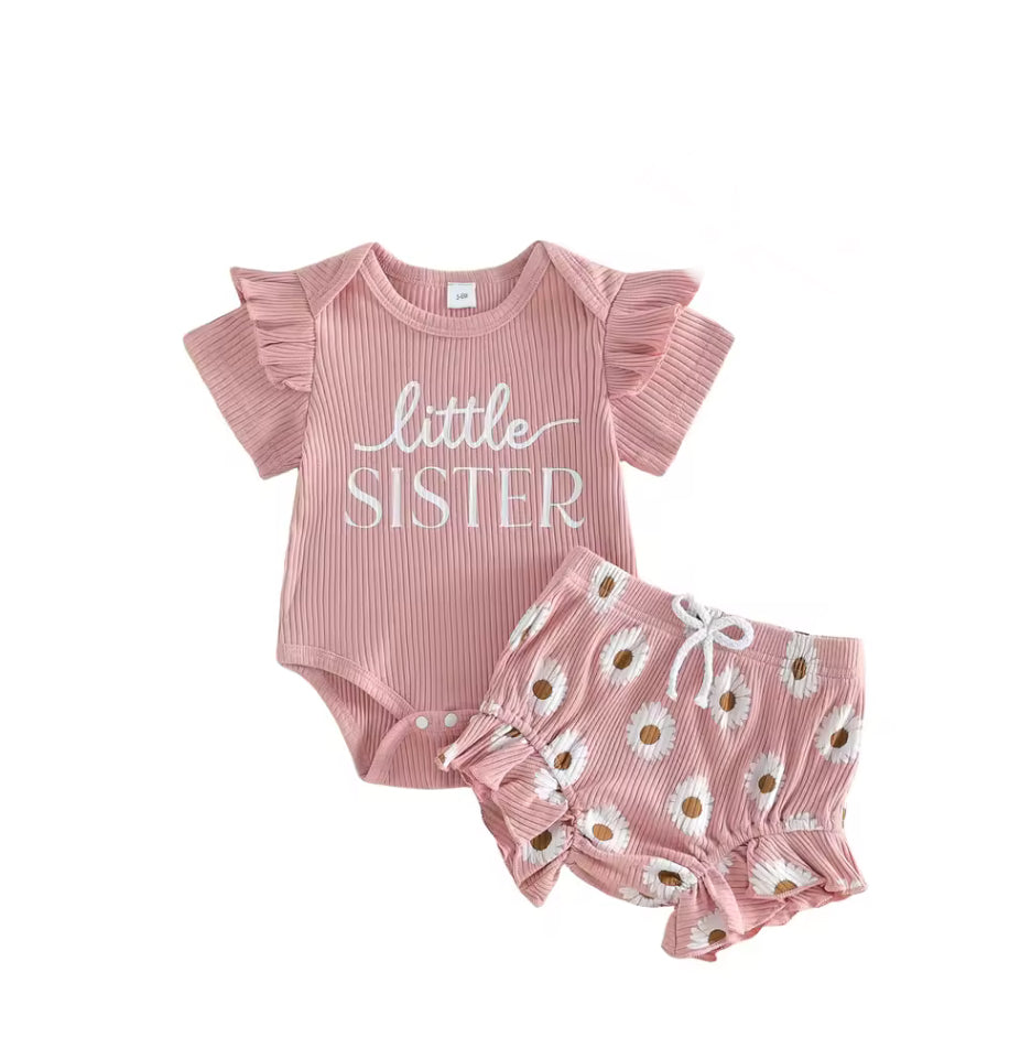 Little sister cotton Romper Set