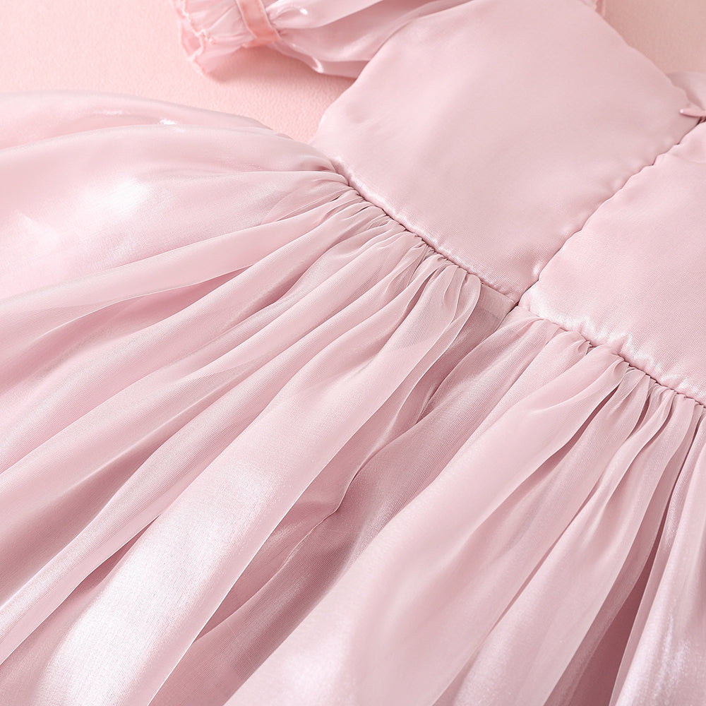 Annabelle - mermaid sequined Dress- Dusty Pink