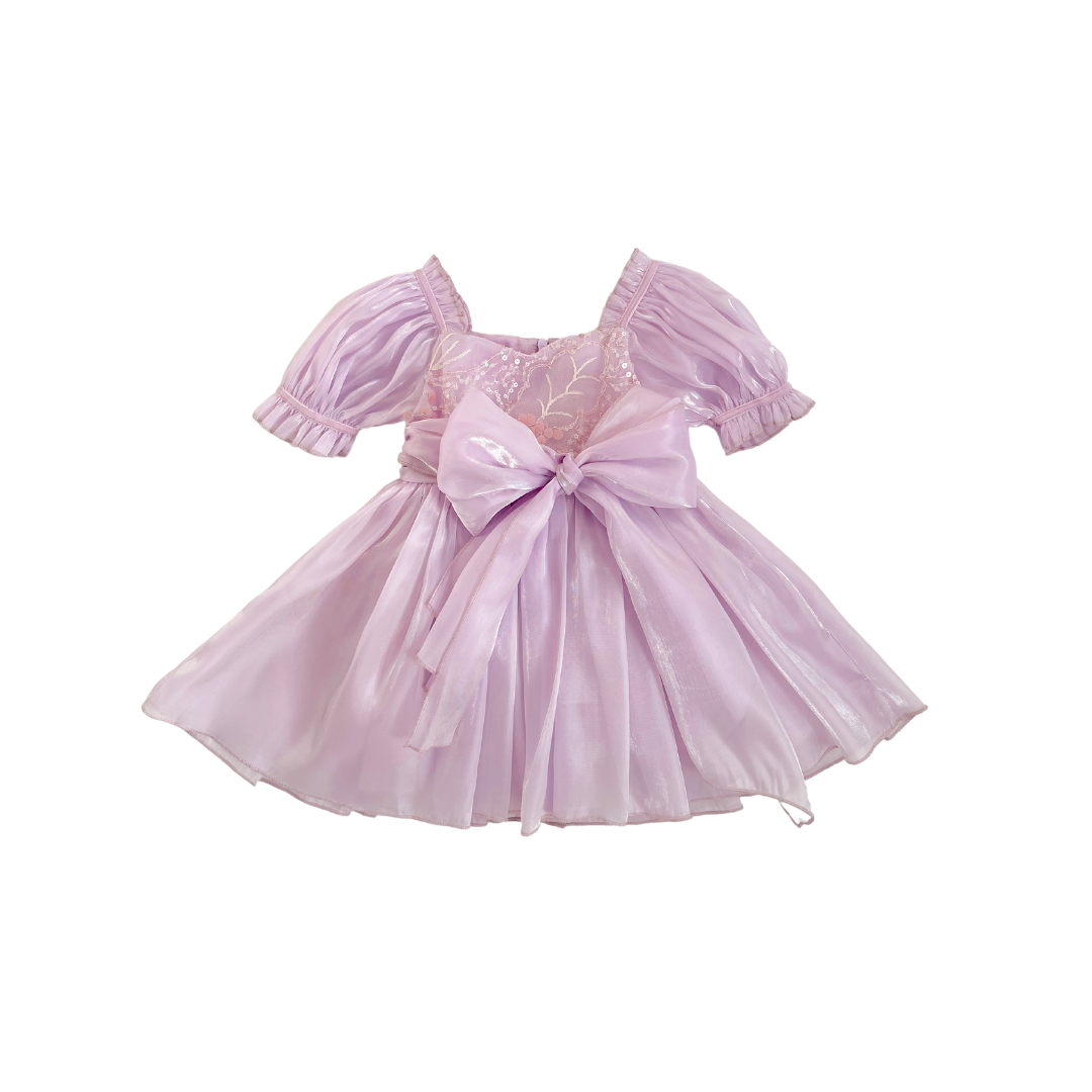 Annabelle - mermaid sequined Dress- Lavender
