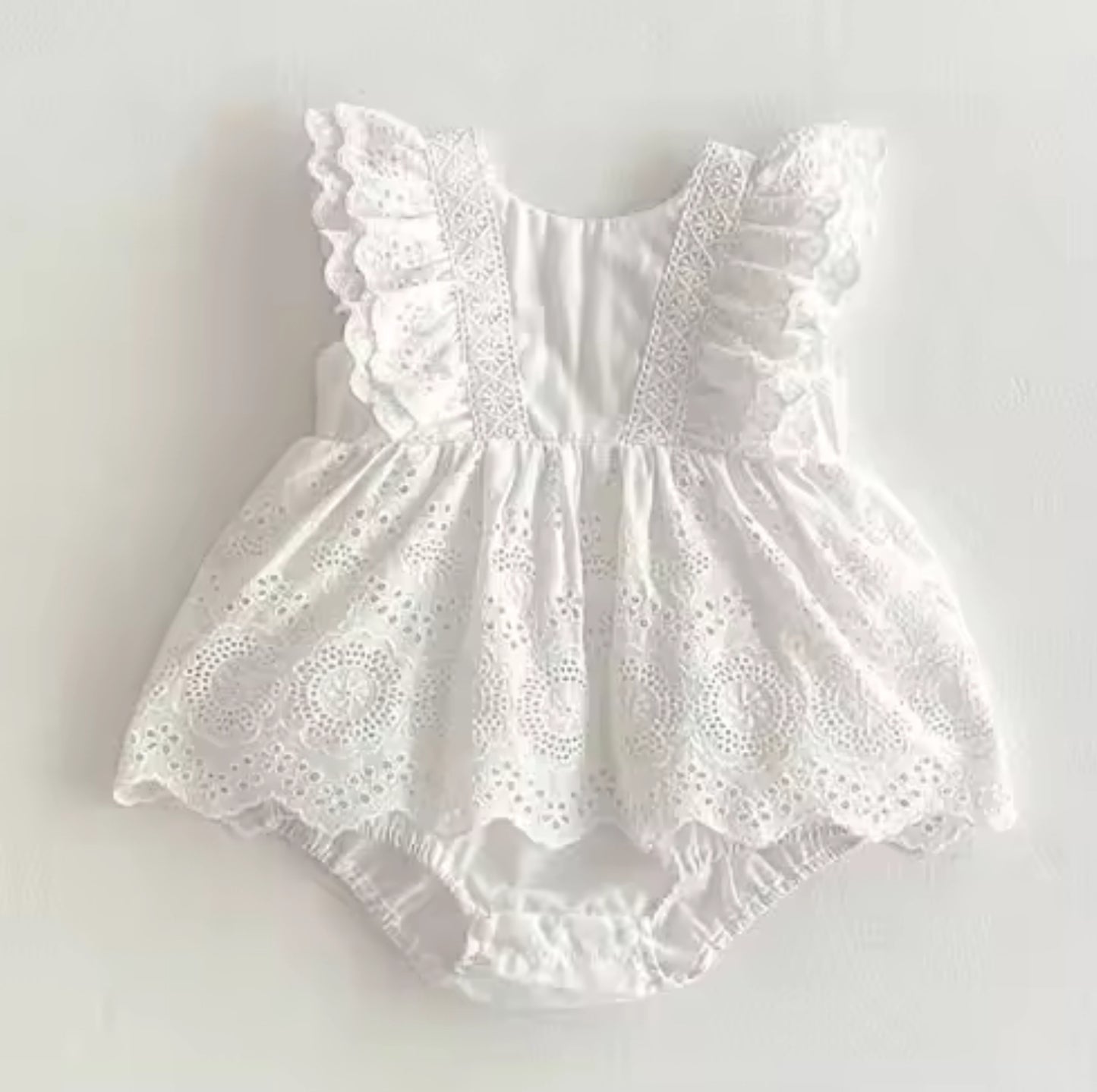 Gailee- embroidered Romper
