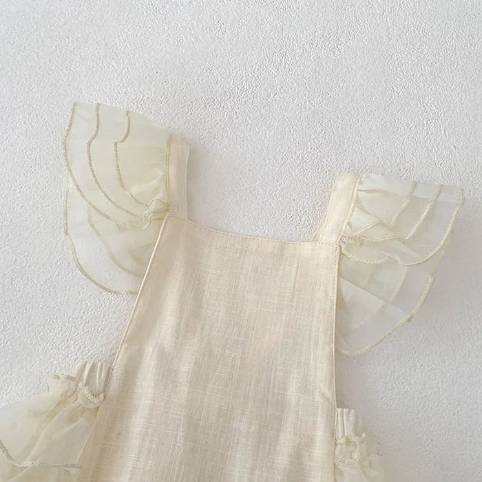 Bethie- layered ruffle Romper