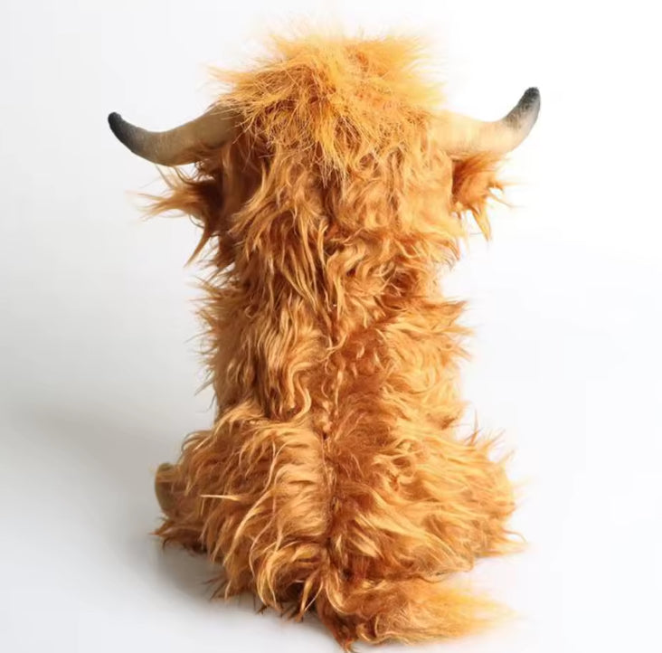 ‘Daisy” Highland cow plush -25cm