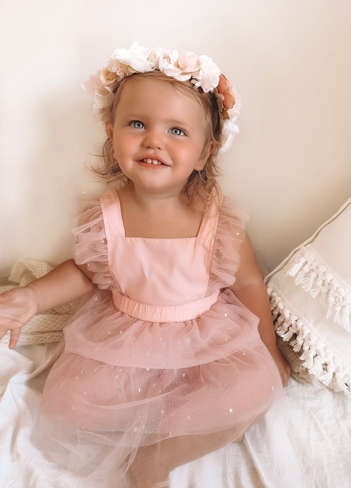 Sara - tulle Romper Dress