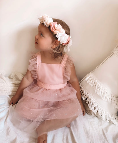 Sara - tulle Romper Dress