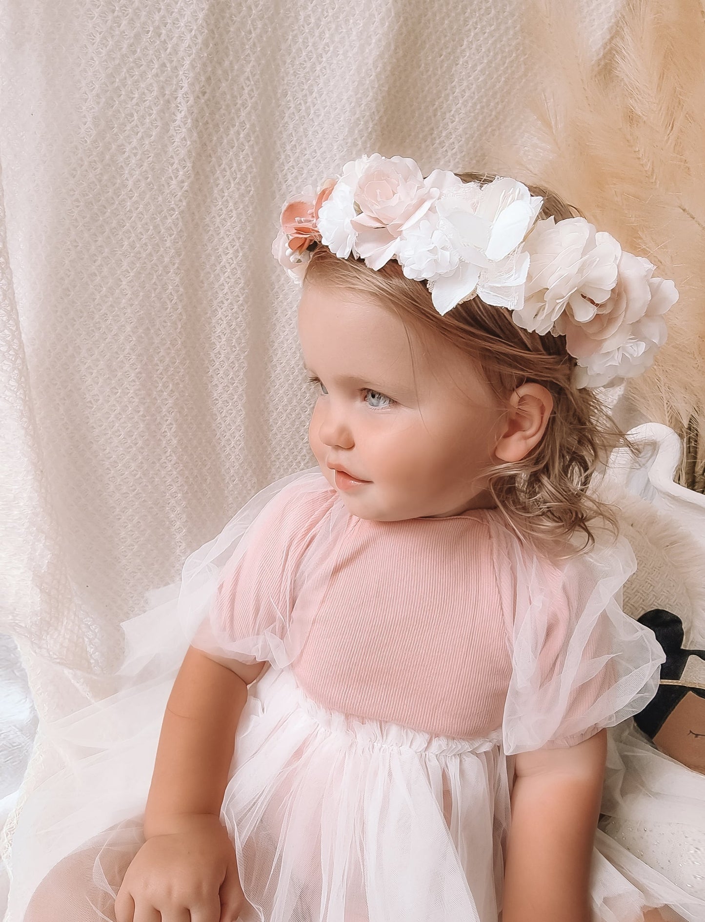 Melody whimsical flower crown