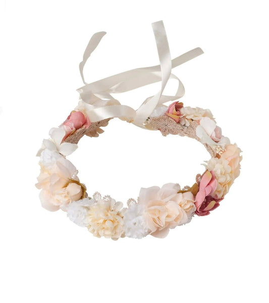 Melody whimsical flower crown