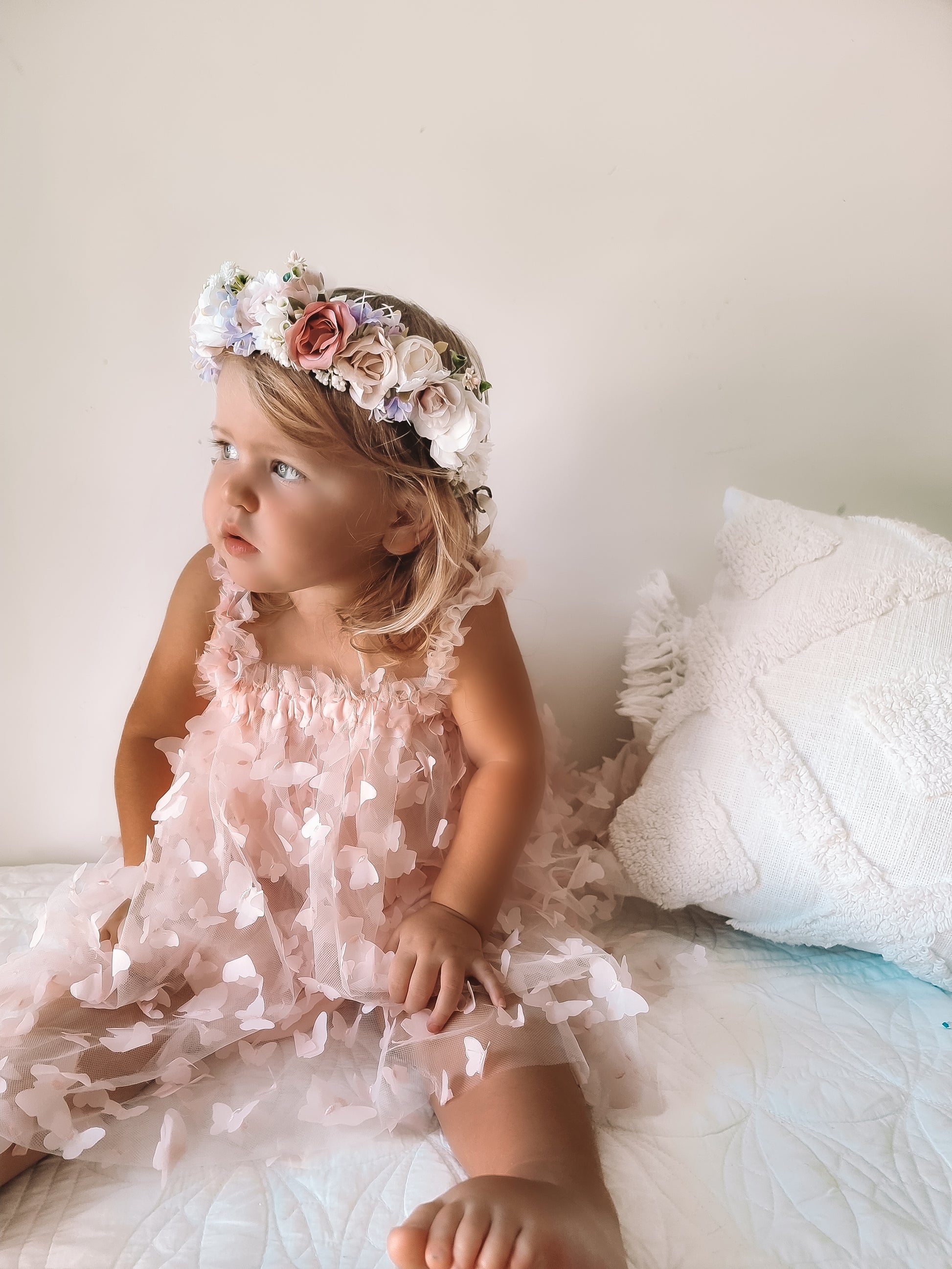 Butterfly tulle dress 
