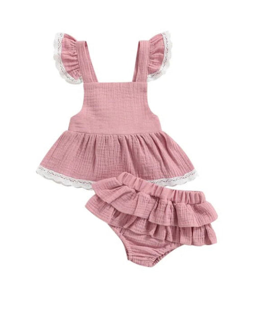 CLEARANCE- Charlotte- cotton 2 pce Set