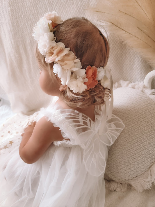 Angel wing tulle Dress