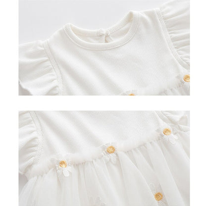 CLEARANCE - Clementine- Daisy  Playsuit