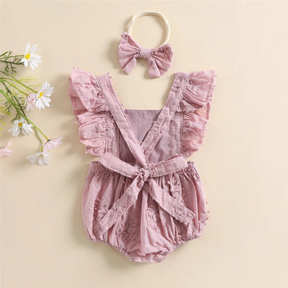 CLEARANCE- Odette - cotton playsuit