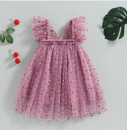 Cassie  - wing tulle dress