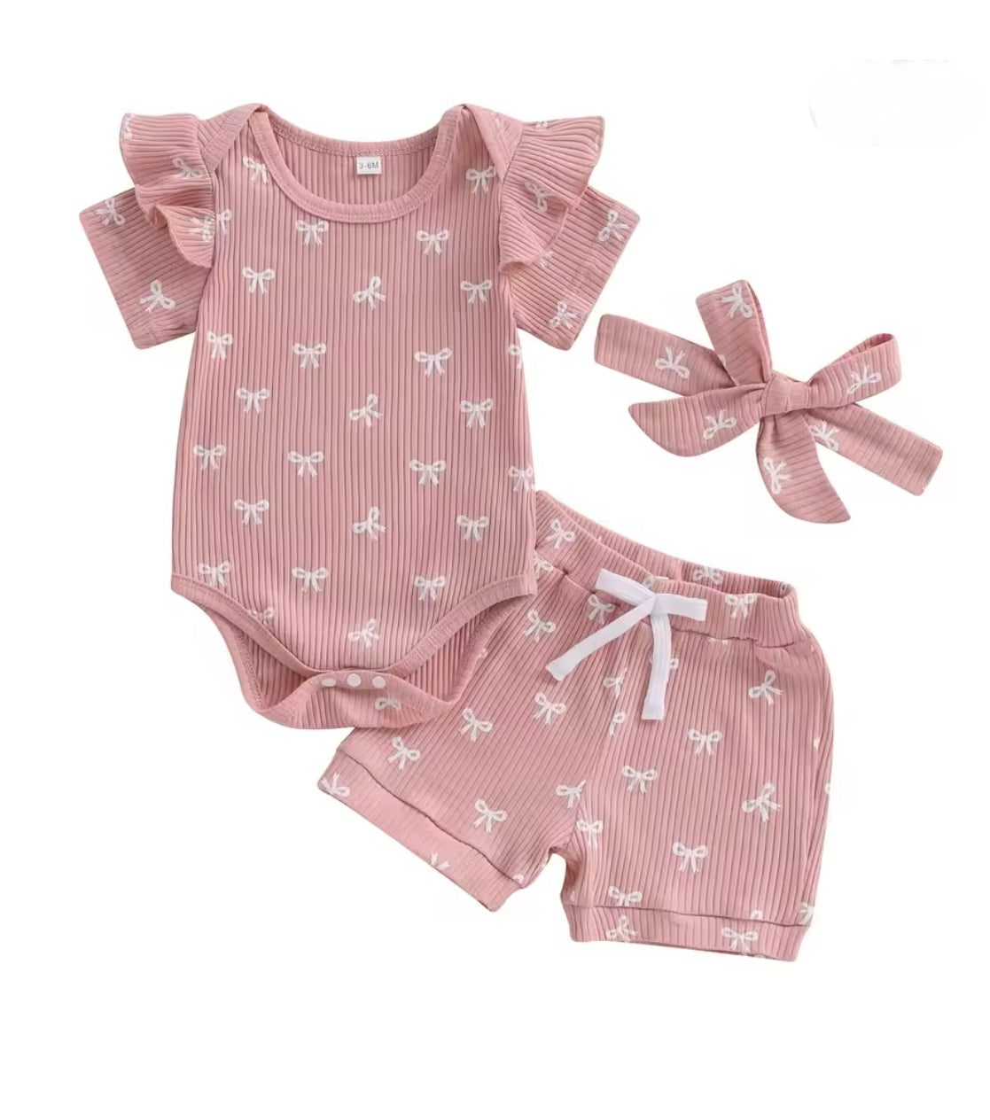 CLEARANCE- Bow print Set (Copy)
