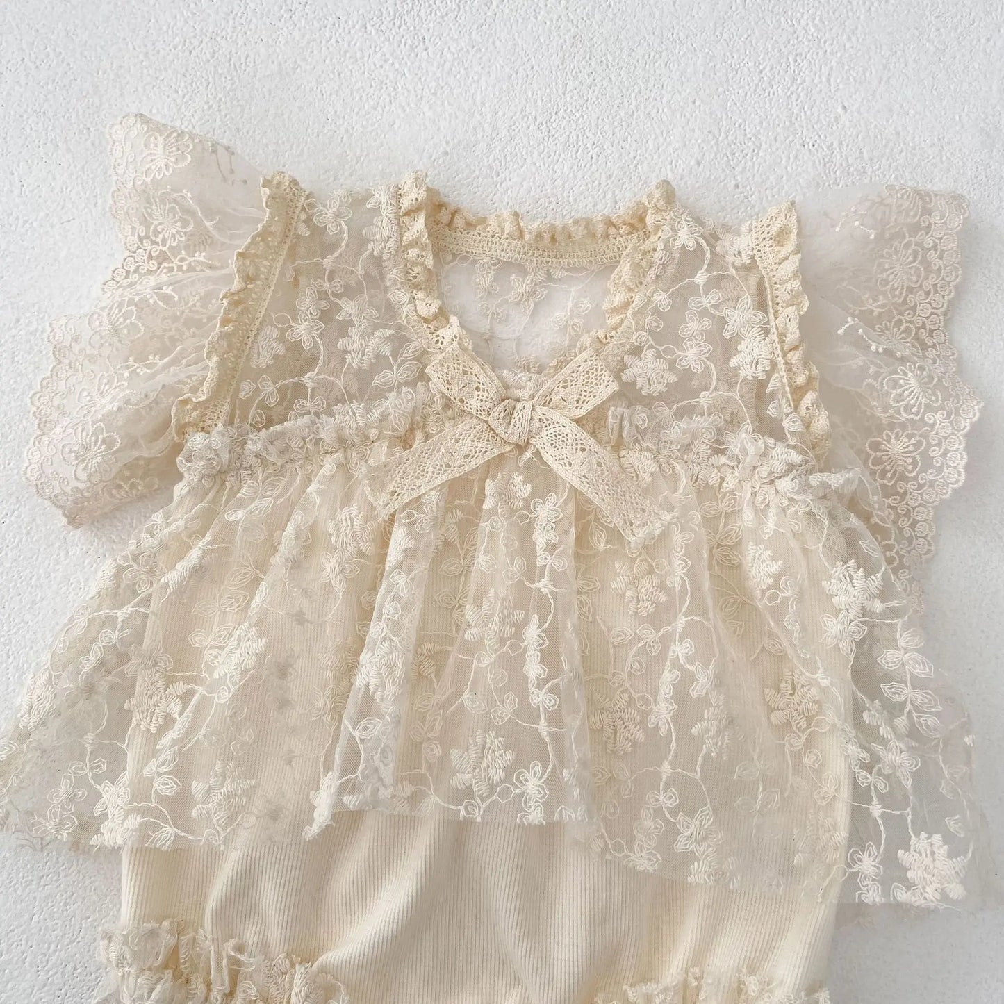 CLEARANCE - Lizzie Lace Romper